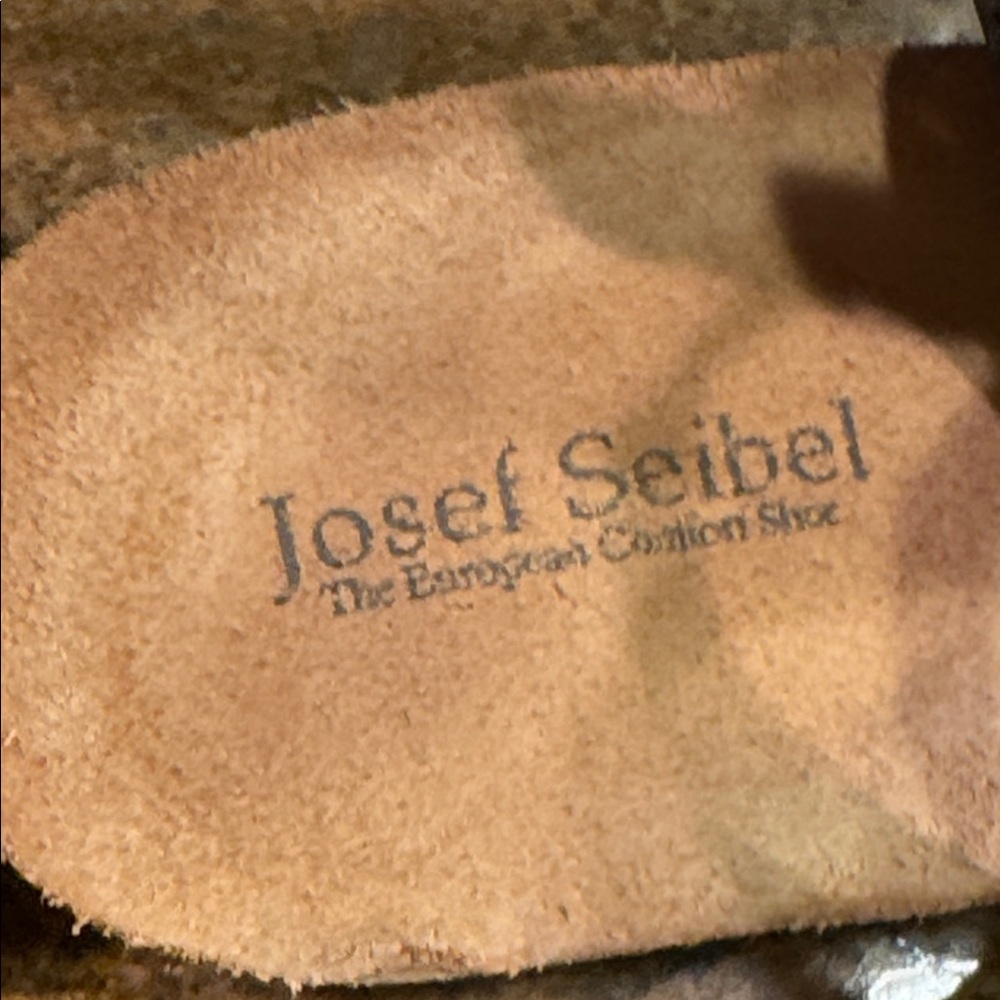 Josef Seibel Black Women's Sandals 38 - Picture 2 of 5